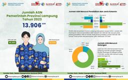The number of Civil Servant for the Lampung Provincial Government is 13,906 people