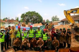 Groundbreaking, Construction of Central Lampung Regency BPS Office Building