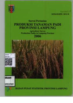 Produksi Tanaman Padi Provinsi Lampung 2006