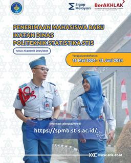 Come on, become part of the STIS Statistics Polytechnic and achieve a bright future!