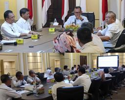 Head of BPS-Statistics Lampung Province Attends Lampung Inflation Control Coordination Meeting