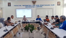 Audience with the Dean of FMIPA, University of Lampung