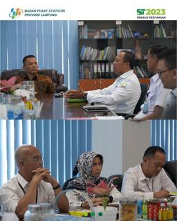 Visit of the Regional Representative Council of the Republic of Indonesia Lampung Province to BPS La