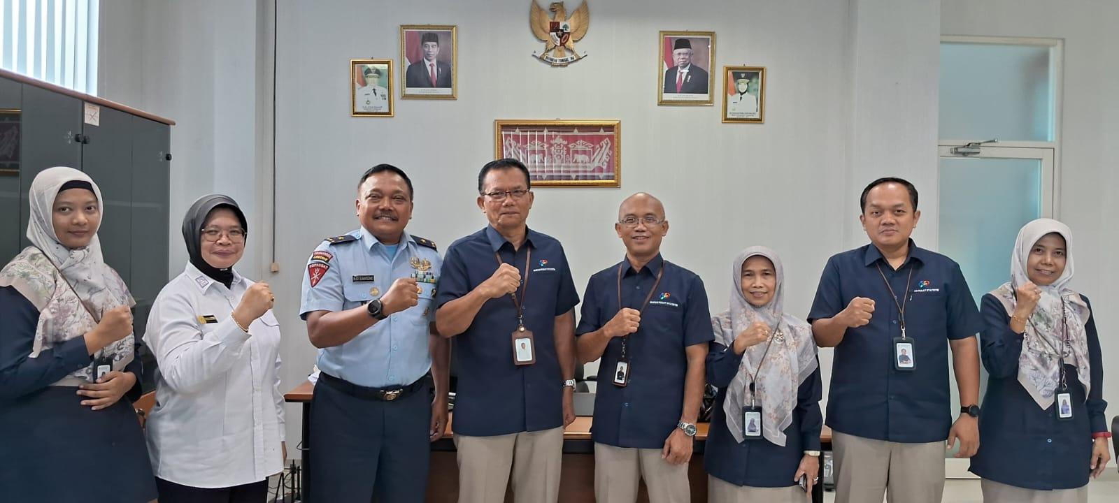 Visit of Aju Team of Lemhannas RI to BPS-Statistitcs Lampung Province