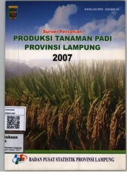 Produksi Tanaman Padi Provinsi Lampung 2007